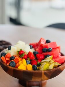 Fresh fruit platter for private catering