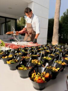 Private chef preparing catering for an event in Marbella (1)
