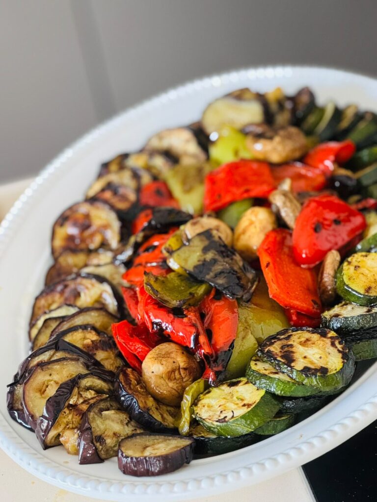 Grilled vegetables sharing platter